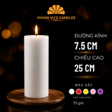 NẾN TRỤ 7.5 X 25 CM