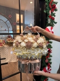 Lẵng hoa to giấy bóng ( Order)