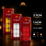 Nến Tealight 3.7x1.4 vỉ 10 Viên