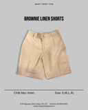 Brownie Linen Shorts