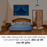 Bóng đèn LED BULB cảm biến A60.PIR/9W RẠNG ĐÔNG