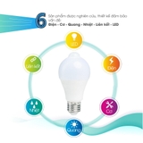 Bóng đèn LED BULB cảm biến A60.PIR/9W RẠNG ĐÔNG