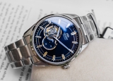 ORIENT SMALL SECOND OPEN HEART BLUE RA-AR0003L10B