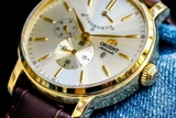 ORIENT MULTIHANDS AUTOMATIC YELLOW GOLD SEZ09002S0