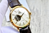 ORIENT BAMBINO OPEN HEART RA-AG0003S10B VIỀN VÀNG GOLD