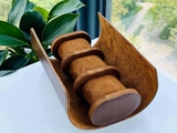 HỘP ĐỰNG ĐỒNG HỒ DẠNG VÍ CẦM TAY 3 NGĂN