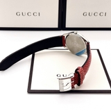 GUCCI G-TIMELESS RED MOTHER OF PEARL DIAL RED LEATHER YA1264041