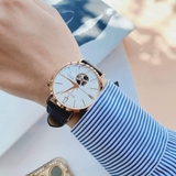 BULOVA 97A136 AUTOMATIC OPEN HEART ROSE GOLD