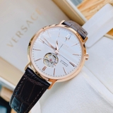 BULOVA 97A136 AUTOMATIC OPEN HEART ROSE GOLD