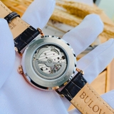 BULOVA 97A136 AUTOMATIC OPEN HEART ROSE GOLD