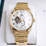 ORIENT SMALL SECOND OPEN HEART RA-AR0007S10B FULL GOLD