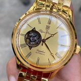 Orient Maestro Open Heart Golden