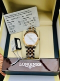 LONGINES FLAGSHIP DAY DATE DIAMOND DEMI ROSE GOLD L4.974.3.99.7