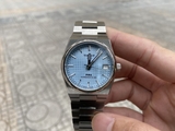 TISSOT PRX POWERMATIC 80 ICE BLUE 35MM T137.207.11.351.00 ( T1372071135100 ) - QUA SỬ DỤNG