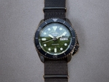 SEIKO 5 SPORTS STREET STYLE SBSA173 CAMO GREEN AUTOMATIC - LIKE NEW