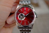 ORIENT OPEN HEART WV0371DB AUTOMATIC MẶT ĐỎ HIẾM - QUA SỬ DỤNG