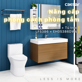 Bộ Lavabo tủ Caesar LF5386 + EH05386DWV