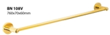 Thanh treo khăn Inox Bao BN108V mạ vàng - Phụ kiện nhà vệ sinh, nhà tắm