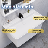 Lavabo chậu rửa mặt Caesar LF5376 treo tường