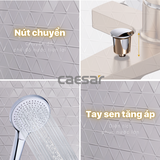 Vòi Sen CAESAR S393CG Màu Nâu Đồng Tay Sen Massage