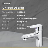 Vòi lavabo chậu rửa mặt Caesar B490CP/CU nóng lạnh