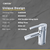 Vòi lavabo chậu rửa mặt Caesar B540CU nóng lạnh