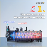 Bồn cầu 2 khối CD1320 nắp rửa điện tử TAF512H