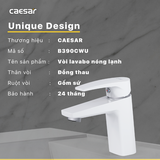 Vòi Lavabo Caesar B390CWU Màu Trắng Nóng Lạnh