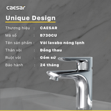 Vòi lavabo chậu rửa mặt Caesar B730CU nóng lạnh