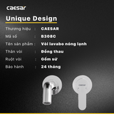 Vòi lavabo chậu rửa mặt Caesar B308C gắn tường nóng lạnh