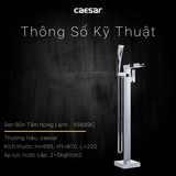 Vòi sen gắn bồn tắm Caesar AS689C nóng lạnh