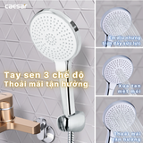 Vòi Sen CAESAR S393CG Màu Nâu Đồng Tay Sen Massage