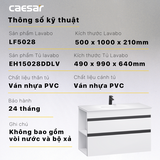 Lavabo tủ Caesar LF5028 + EH15028DDLV