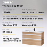 Lavabo tủ Caesar LF5028 + EH15028DDRW7V