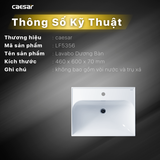 Lavabo Caesar LF5356 Treo Tường - Đặt Bàn