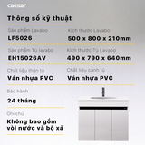 Bộ Lavabo tủ Caesar LF5026 + EH05026AV