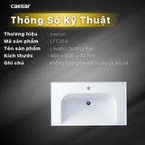 Lavabo Caesar LF5358 Treo Tường - Đặt Bàn