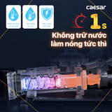 Bồn Cầu 1 khối CAESAR C1395F Nắp Rửa Điện Tử TAF710H