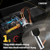 Bồn Cầu 1 khối CAESAR C1363F Nắp Rửa Điện Tử TAF610H