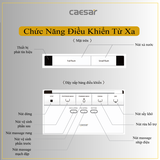 Bồn cầu điện tử Caesar CA1380H