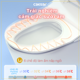 Bồn cầu 2 khối CD1340 nắp rửa điện tử TAF710H