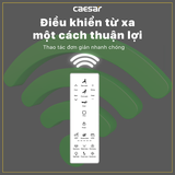Bồn cầu 2 khối CD1341 nắp rửa điện tử TAF512H