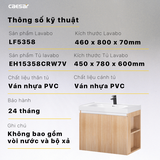 Lavabo tủ Caesar LF5358 + EH15358CRW7V