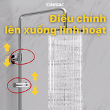 Thân cây sen tắm đứng nóng lạnh Caesar BS126