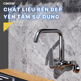 Vòi chậu rửa chén Caesar K535C nóng lạnh gắn tường