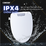 Bồn Cầu 1 khối CAESAR C1363F Nắp Rửa Điện Tử TAF610H