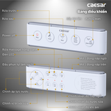 Bồn cầu 2 khối CD1340 nắp rửa điện tử TAF610H
