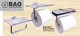 Hộp đựng giấy vệ sinh Inox Bao 2603 - Phụ kiện nhà vệ sinh, nhà tắm