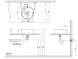 Lavabo chậu rửa mặt INAX AL-295V đặt bàn sứ chống bám bẩn Aquaceramic (AL295V)