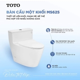 Bồn cầu 1 khối TOTO MS625DT8#XW nắp êm